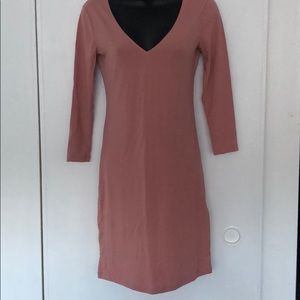 NWT! Mini Bodycon Dress in blush